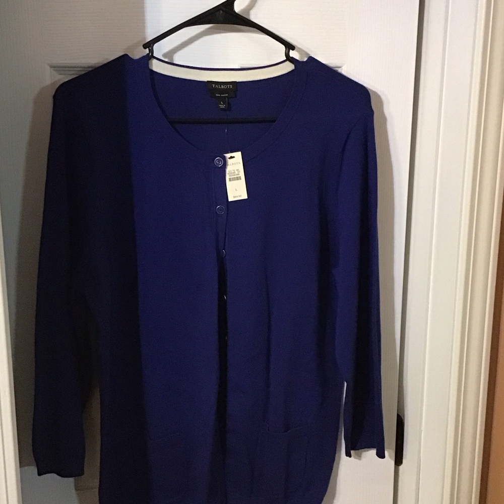 Talbots Royal Blue Women's Cardigan